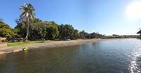 Wheelhouse camping: strand