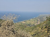 Uitzichtpunt op Lake Malawi