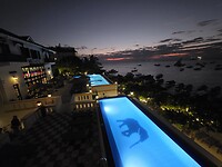 Tembo hotel: Uitzicht vanuit onze kamer