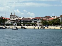 Stonetown: hotel Tempo vanaf de ferry