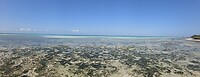 Panorama kust bij The Rock