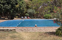 Utengule Coffee lodge: Geke zwemt