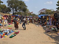 Markt met Chinese spullen