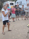 Afscheid van reisbegeleidster Christine