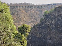 Victoria Falls Brug over de Zambezi rivier
