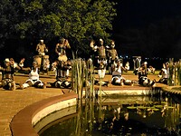 Victoria Falls Hotel: Zoeloe show