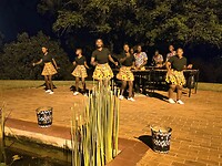 Victoria Falls Hotel: Zoeloe show