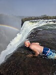 Wim in de Devils Pool