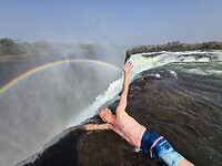 Wim in de Devils Pool