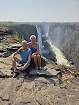 Wij bij de Vic falls