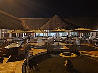 Buffet stand Victoria Falls Hotel