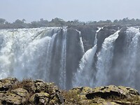 Vic falls vanaf Zimbabwe kant