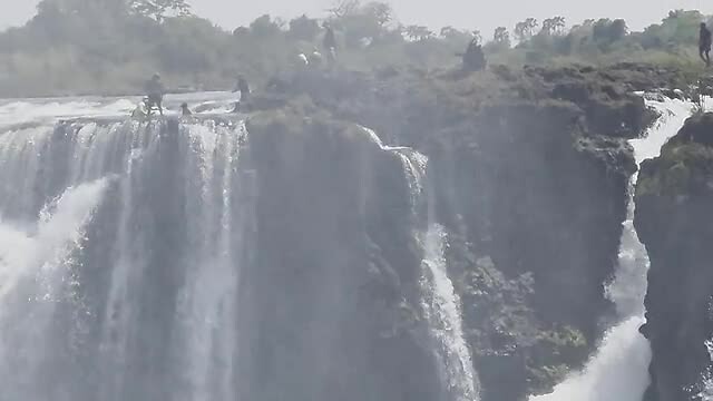 Victoria falls met plek Devils Pool