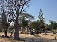 boerderij en tuin van Bushbuck camp