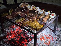 Bushbuck camp: BBQ op houtvuur