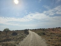 De zandweg naar Elephantsands