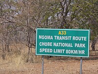 A33 door Chobe N.P.