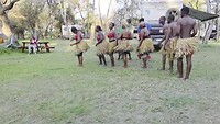 Rundu-N'khazi camp: Traditionele dans