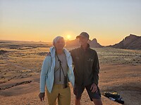 Spitzkoppe: Zonsondergang en wij