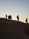 Spitzkoppe: teruglopen naar beneden