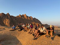 Spitzkoppe: groepsfoto op de top