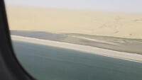 Swakopmund: Vlucht langs de Namibischekust