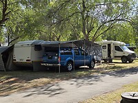 Oudtshoorn: Camping Kleinplaas