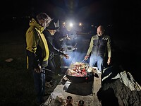 Storms River Mouth Restcamp: grillen van vlees