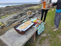Storms River Mouth Restcamp: gezamenlijke apero