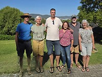 Knysna: Robbert, Yvonne, Harpert, Elly, Geke, Wim
