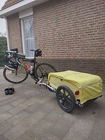 Fiets met kar