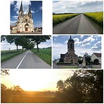 Collage onderweg