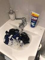 Bij deze hitte iedere dag wassen
