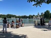 Vijver park El Retiro