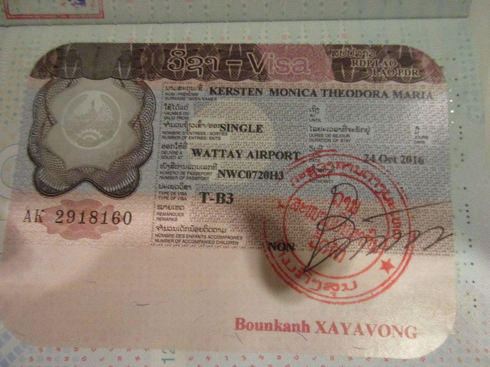 Visum Laos