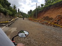 Weg kapot