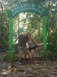 entree naar jungle/regenwoud