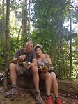 lunchen in de jungle
