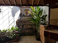 Badkamer van onze bungalow
