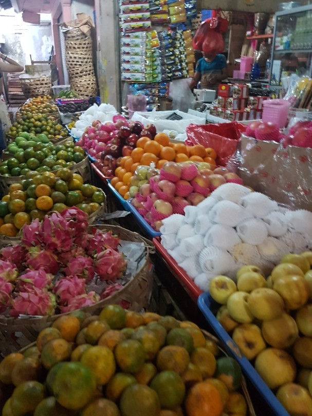 fruit op de markt