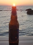 bier zonsondergang
