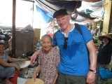 op de markt in Hue