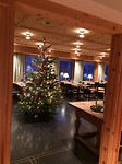 Kerstboom gemaakt met chef in het hotel