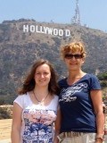 Samen bij het Hollywood sign