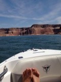 Speedboot gehuurd op Lake Powell