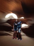saampjes in Antelope canyon