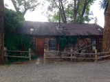 Oud huisje bij Austins Chuckwagon