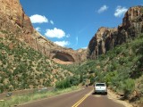 Onderweg naar Zion, east ingang, schitterend hier!