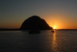 sunset Morro Bay