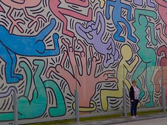 de muur van Keith Haring